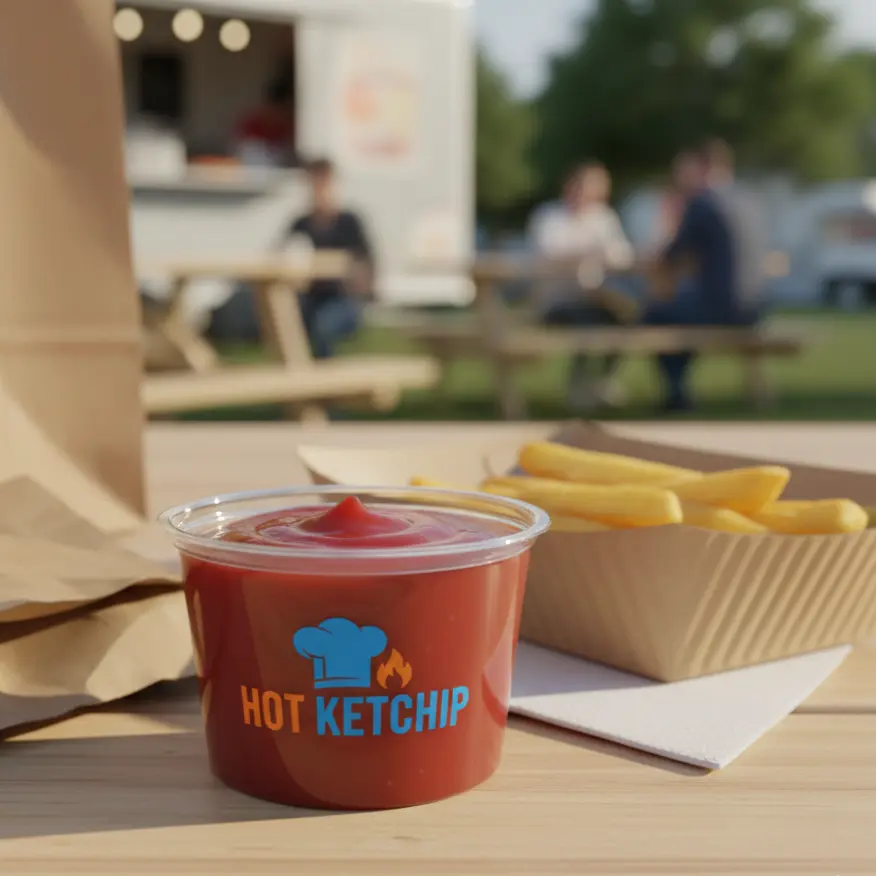 Pot à sauce personnalisé - vue 3