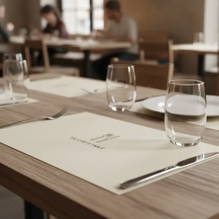 Personalised paper table mat - view 3