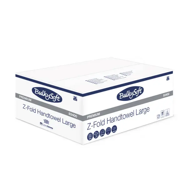 Paper towel Zigzag BulkySoft Premium 23.5×24 cm 2-Ply