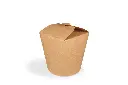 Kraft pasta cone 750ml 26oz 500 pcs