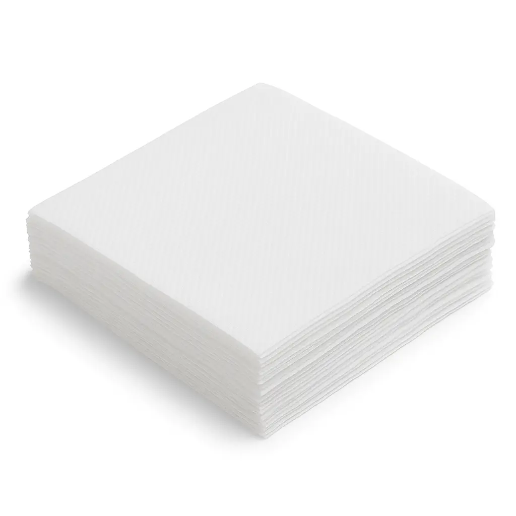 Weiße Servietten 33x33 cm 1-lagig 10 pack / Karton 6 kg +/- % Toleranz