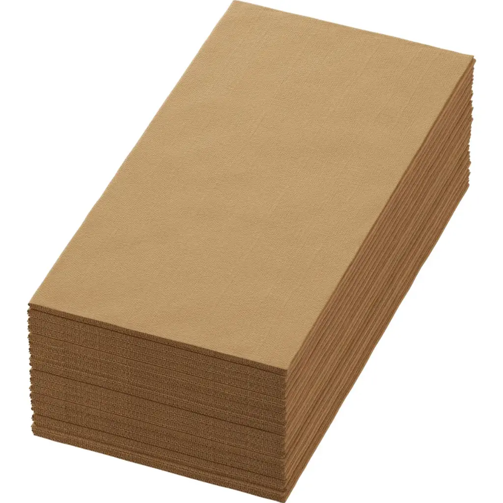 Servetten Airlaid Bio Dunisoft® 40x40 cm Vouw 1/8 360PCS Eco Brown