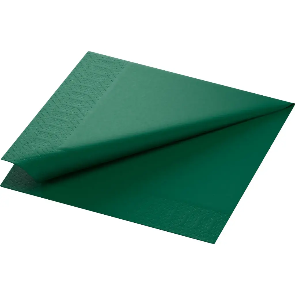 Servetten Papier 40x40 cm 3-laags 1000PCS Dark Green
