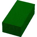Servetten Papier 40x40 cm 3-laags Vouw 1/8 1250PCS Dark Green