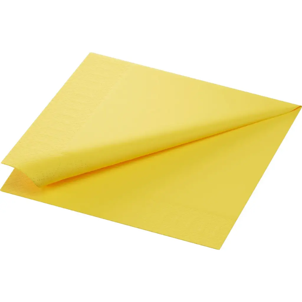 Paper Napkins 40x40 cm 2-Ply 1250PCS Yellow