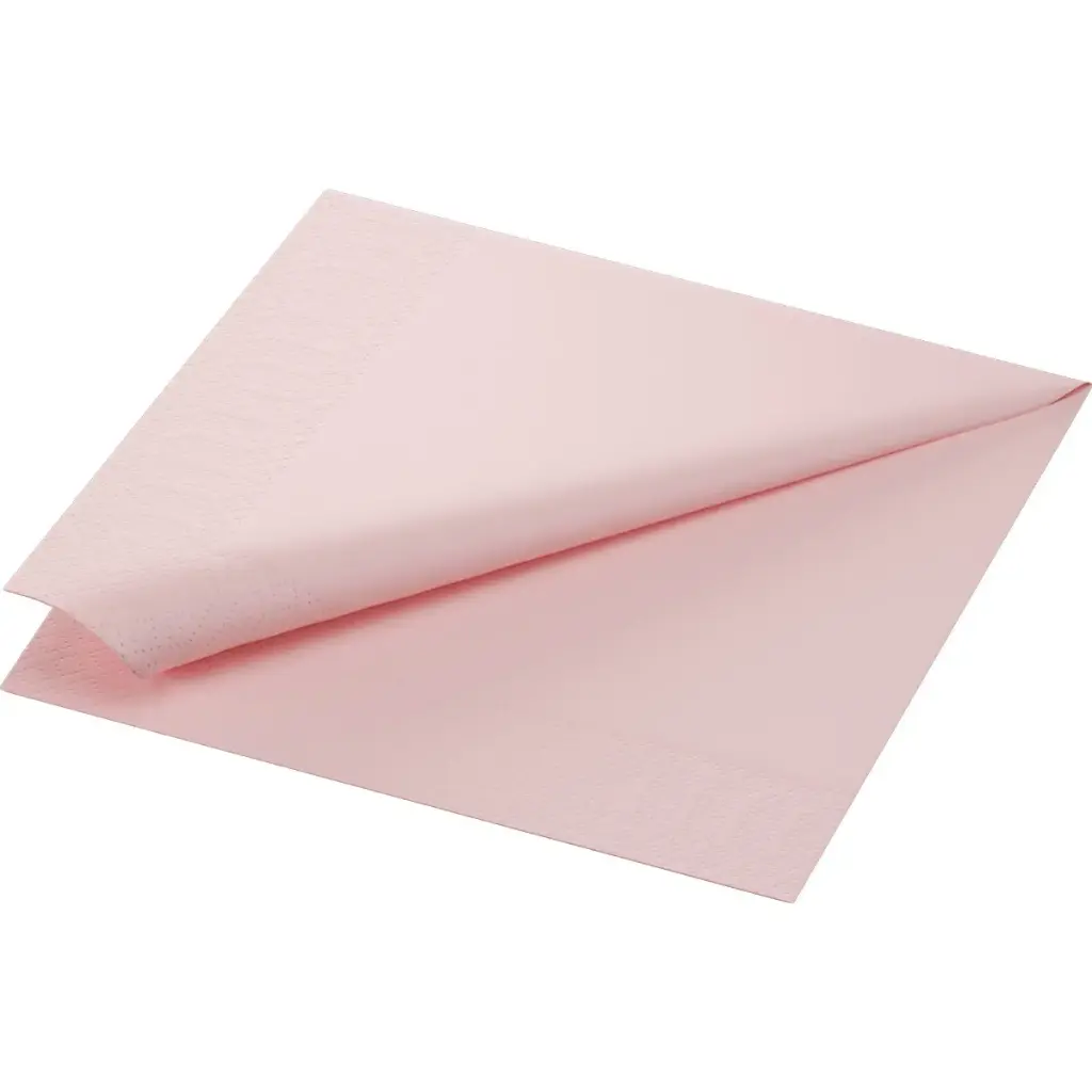 Servetten Papier 40x40 cm 3-laags 1000PCS Mellow Rose