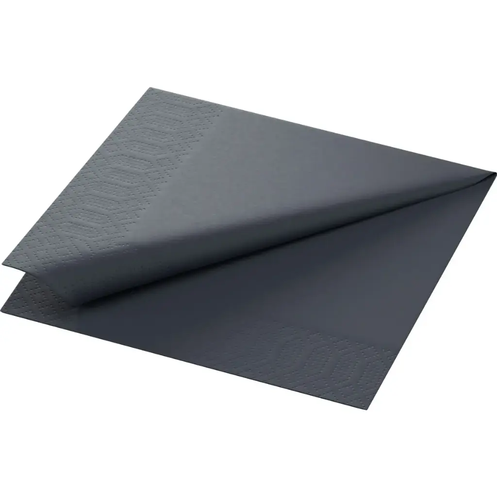 Napkins Pulp 33x33 cm 2-Ply 2000PCS Black