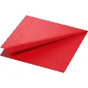 Servietten Wattestoff 40x40 cm 2-lagig 1250 Stück Rot