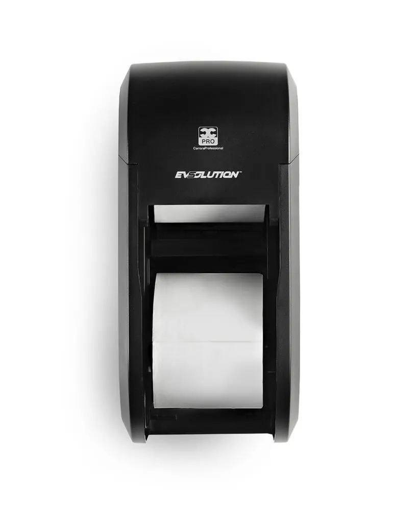 Verticale dispenser toiletpapier BulkySoft Evsolution 2 rollen zonder spil 01378
