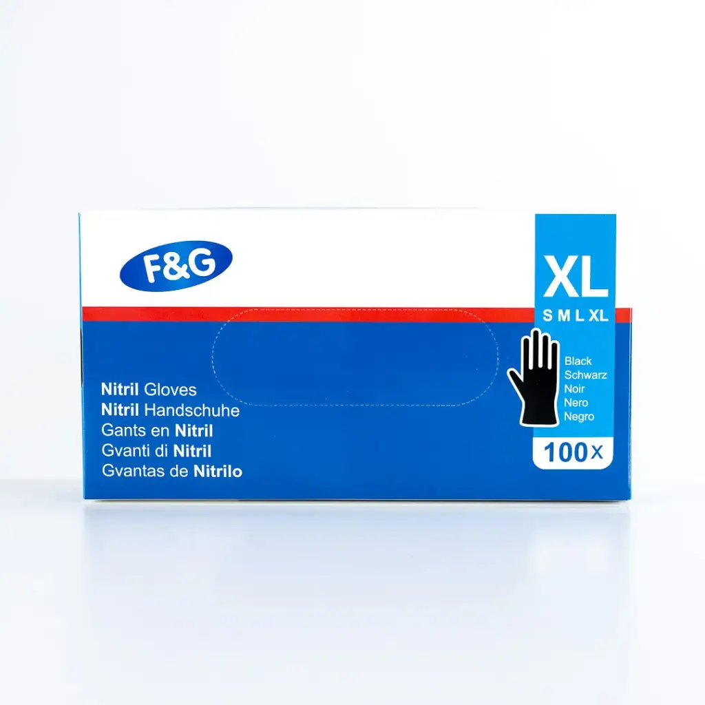 Nitrilhandschuh Schwarz XL 10 x 100PCS