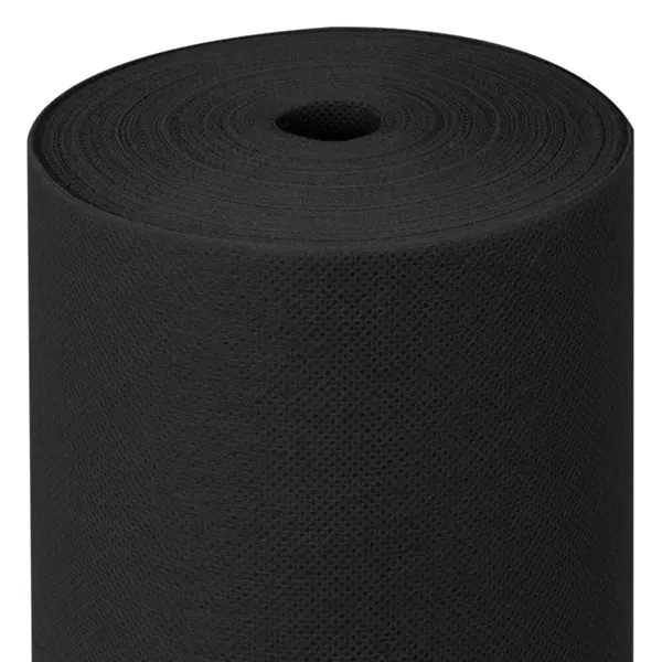 Tête-à-tête Tischdecke Spunbound Schwarz 0,4x48m – 6er-Rollenpackung