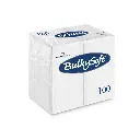 Servetten BulkySoft Wit 2 Lagen 40x40 cm Vouw 1/8 2000PCS 32042