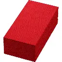 Airlaid Bio Dunisoft® Servietten 40x40 cm Falzung 1/8 360 Stk. Rot